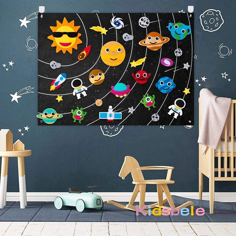 Outer Space Board Toy Solar System