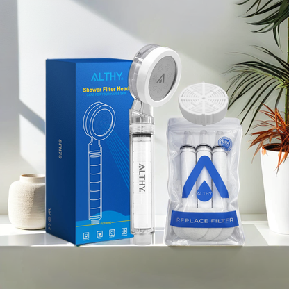 MaxShower™ by ALTHY – High-Pressure Spa Shower Filter
