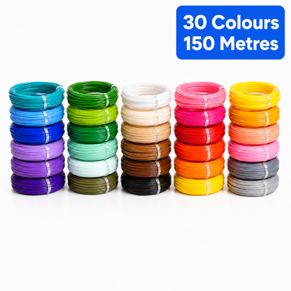 Coloured PLA Filament for 3D Pen Printing 50M 100M
