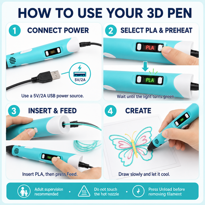 Magic Maker 3D Pen Starter Kit