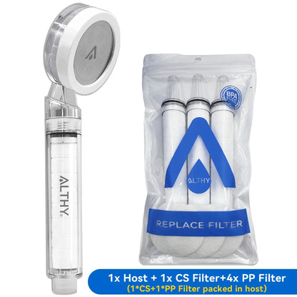 MaxShower™ by ALTHY – High-Pressure Spa Shower Filter