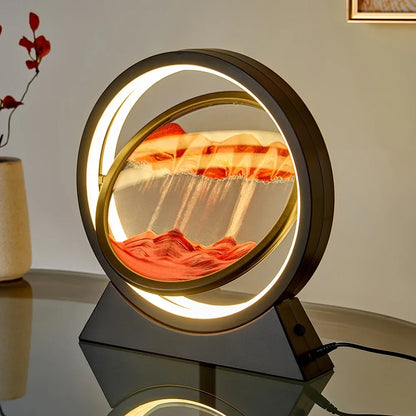 Moving Sand Art Table Lamp