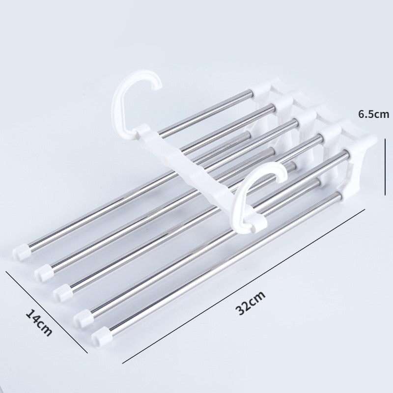 Multifunctional Hanger Folding - MaxStore White MaxStore