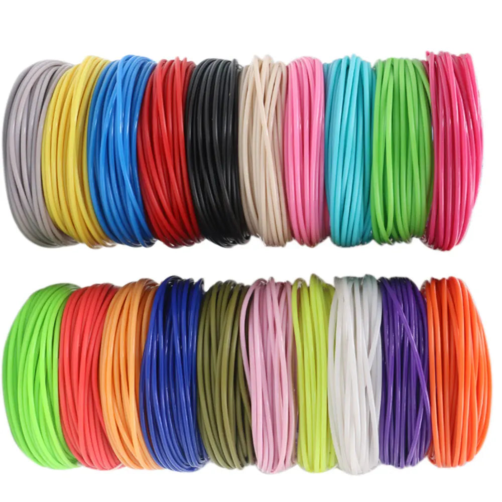 Coloured PLA Filament for 3D Pen Printing 50M 100M